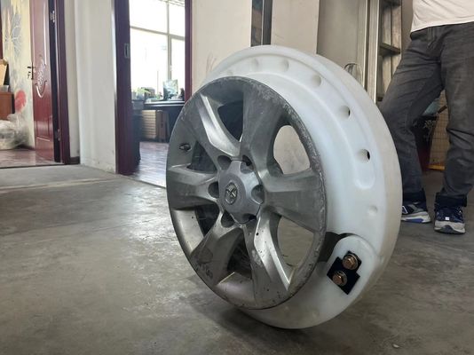 Askeri Kamyon Çapraz Girdi 22 Inç Kurşun geçirmez Lastik Koruma Çapraz Lastik Girdi