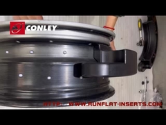 Binek Araç Otobüs Düz Lastik Koruması için ISO 9001 Askeri Run Flat Ekler